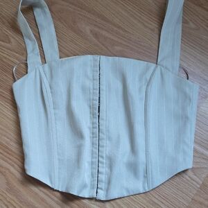 Elegant Beige Women's Top